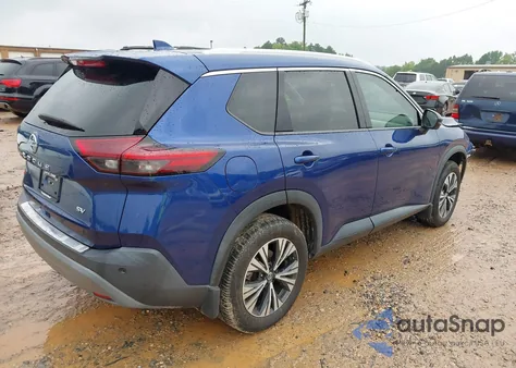 2021 Nissan Rogue Sv Fwd из США, поврежденный, VIN 5N1AT3BA0MC764885